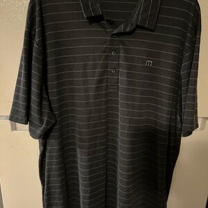 Travis Mathew blue‎ Striped Polo Shirt